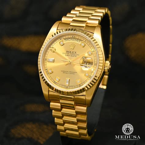 rolex en or homme